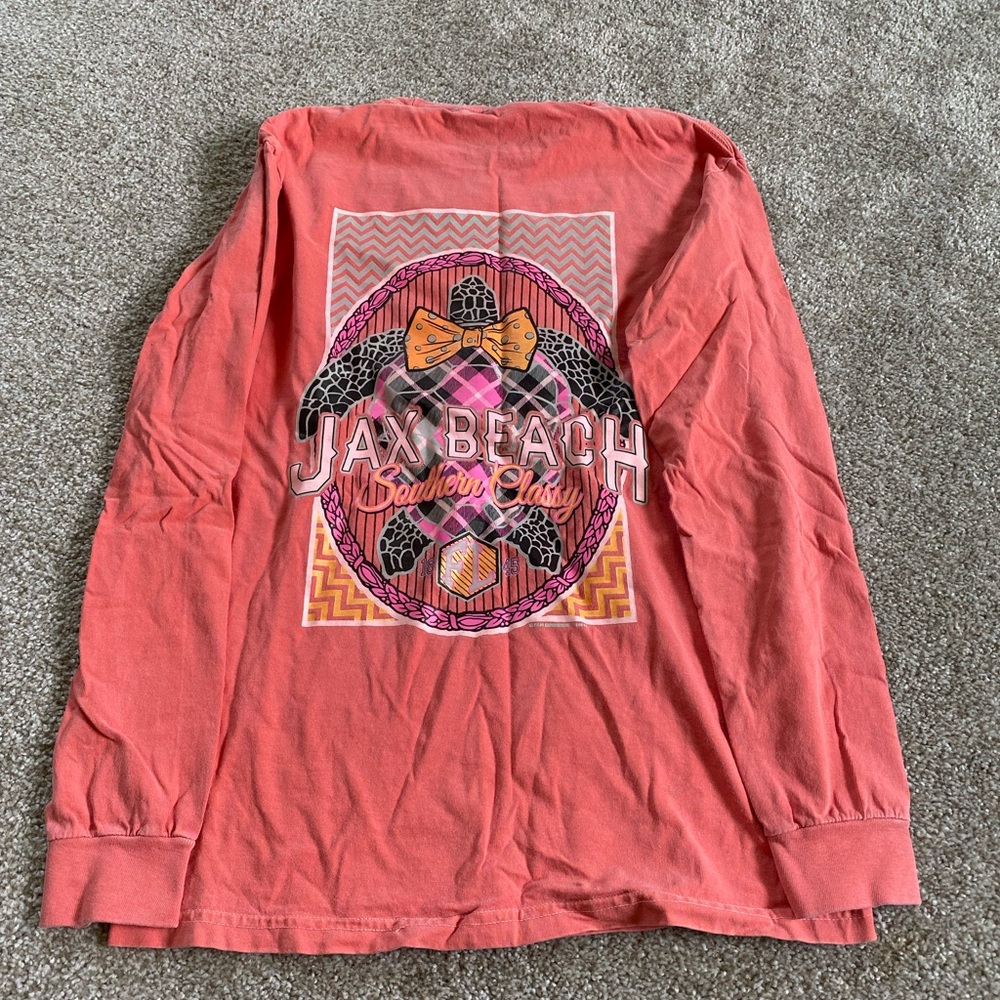 Long sleeve beach t shirt